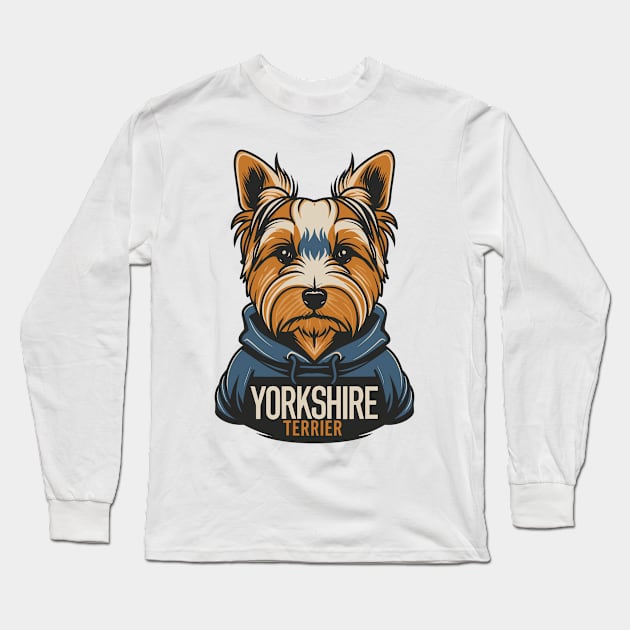 Yorkshire Terrier Long Sleeve T-Shirt by Graceful Designs